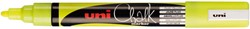Krijtstift Uni-ball rond 1.8-2.5mm fluor geel 1 Stuk