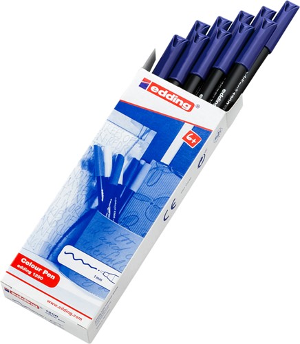 Fineliner edding 1200 003 fijn blauw 1 Stuk-3