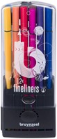 Fineliner Bruynzeel Teens 12st assorti 12 Stuk