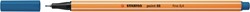 Fineliner STABILO point 88/41 F blauw 1 Stuk
