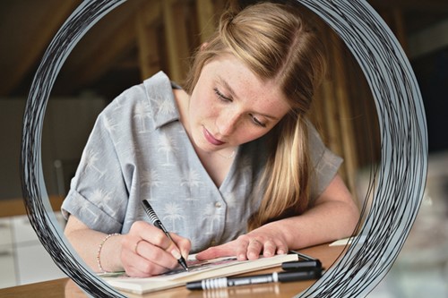 Fineliner STABILO Sensor 189/46 F zwart 1 Stuk-3
