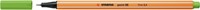 Fineliner STABILO point 88/33 F groen 1 Stuk