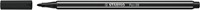 Viltstift STABILO Pen 68/46 M zwart 1 Stuk
