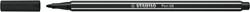Viltstift STABILO Pen 68/46 M zwart 1 Stuk