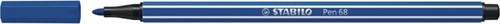 Viltstift STABILO Pen 68/32 M donkerblauw 1 Stuk