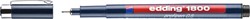 Fineliner edding 1800 0.5mm zwart 1 Stuk