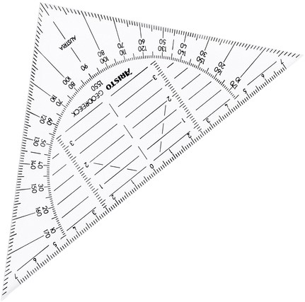 Geodriehoek Aristo 1550 160mm flexibel onbreekbaar 1 Stuk-3