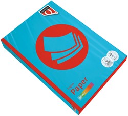 Kopieerpapier Quantore Colour A4 160gr azuurblauw 250 Vel