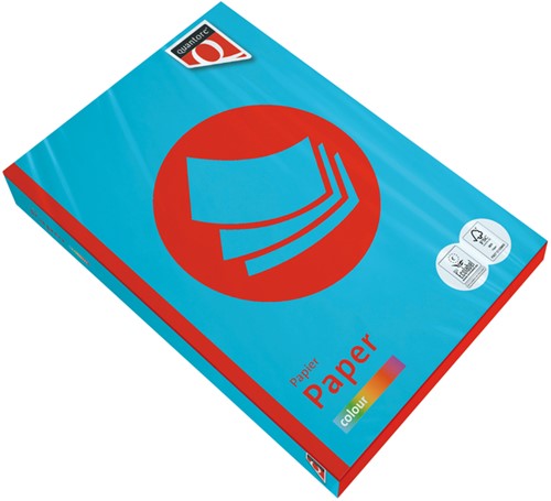 Kopieerpapier Quantore Colour A4 120gr azuurblauw 250 Vel
