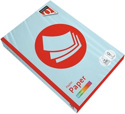 Kopieerpapier Quantore Colour A4 120gr lichtblauw 250 Vel