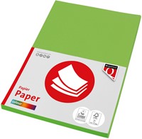 Kopieerpapier Quantore Col-100 A4 120gr helgroen 100 Vel