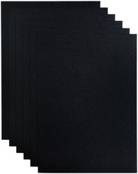 Kopieerpapier Papicolor A4 200gr ravenzwart 6 Vel