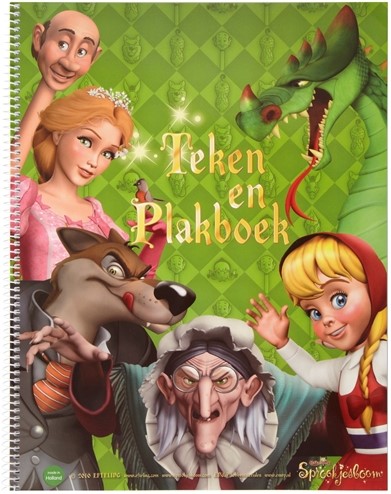 TEKEN/PLAKBOEK EFTELING 25X32.5CM 60 BLADZIJDES
