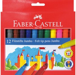 Kinderstift Jumbo Faber Castell 12 stuks in etui 1 Etui