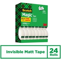 PLAKBAND 3M SCOTCH 810 19MMX33M MAGIC ONZICHTBAAR DS24-2