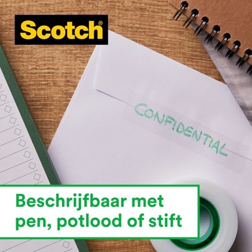PLAKBAND 3M SCOTCH 810 19MMX33M MAGIC ONZICHTBAAR DS24-1