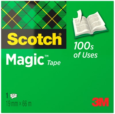 Plakband Scotch Magic 810 19mmx66m onzichtbaar mat 1 Stuk