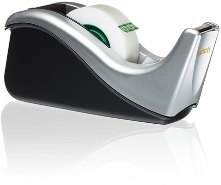Plakbandhouder Scotch C60 zilver 1rol magic tape 1 Stuk