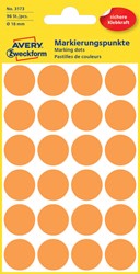 Etiket Avery 3173 rond 18mm or 96st 4 Vel
