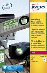 Etiket Avery L7063-20 99.1x38.1mm wit 280st 20 Vel