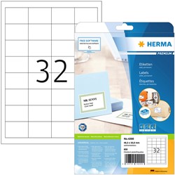 Etiket HERMA 4200 48.3x33.8mm premium wit 800st 25 Vel