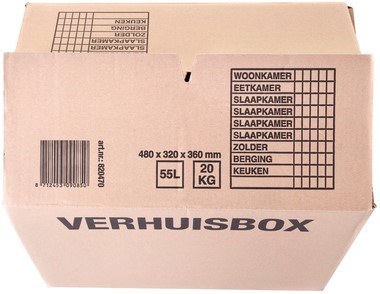 Verhuisdoos IEZZY 480x320x360mm bruin 3mm 1 Stuk-3