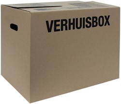 Verhuisdoos IEZZY 480x320x360mm bruin 3mm 1 Stuk