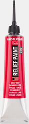 Amsterdam reliefpaint/contourpaint tube 20 ml donkerrood 302 1 Stuk