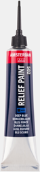 Amsterdam reliefpaint/contourpaint tube 20 ml donkerblauw 502 1 Stuk