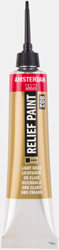 Amsterdam reliefpaint/contourpaint tube 20 ml lichtgoud 802 1 Stuk