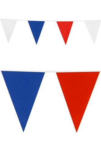 VLAGGENLIJN ROOD WIT BLAUW 10 METER