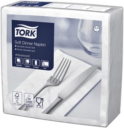 Dinerservet Tork Advanced achtstevouw 100 vel wit 100 Vel