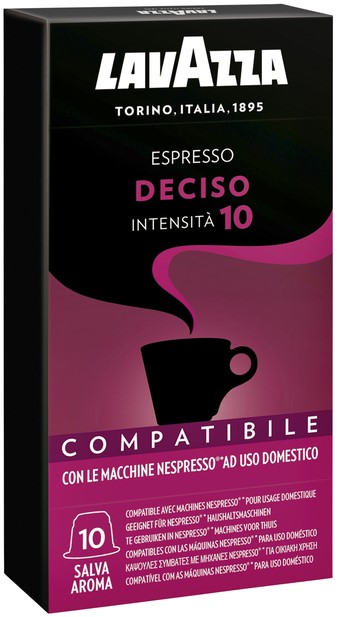 KOFFIE LAVAZZA ESPRESSO DECISO CAPSULES 