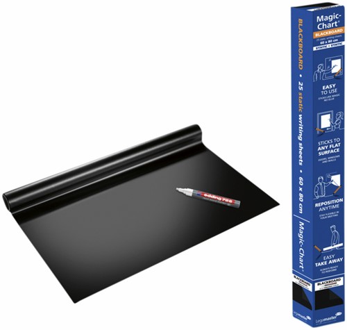 Magic Chart Legamaster Whiteboard 600x800mm zw 25v 25 Vel-3