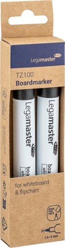 Whiteboardmarker Legamaster TZ100 2mm 2st zw 2 Stuk-2