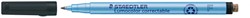 Viltstift Staedtler OHP Lumo F 305 correctable zw 1 Stuk