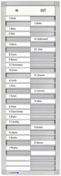 Aan afwezigheidsbord Legamaster 770x260mm 30 namen 1 Stuk