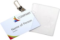 BADGE HF2 MET CLIP 95X78MM 1 Stuk-2