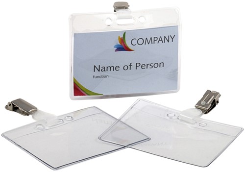 BADGE HF2 MET CLIP 95X78MM 1 Stuk-3