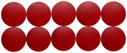Magneet MAUL Solid 38mm 2500gr rood 10 Stuk