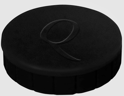 Magneet Quantore 20mm 300gr zwart 10 stuks 10 Stuk