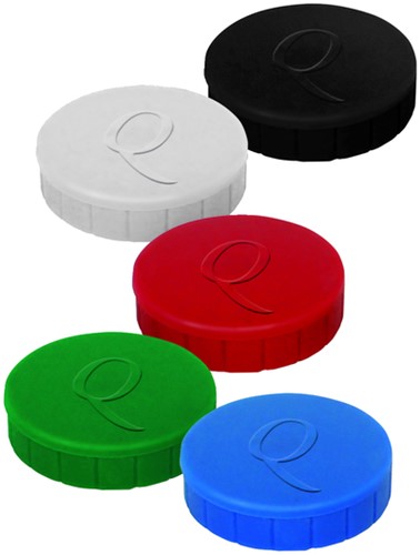 Magneet Quantore 20mm 300gr zwart 10 stuks 10 Stuk-2