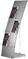 Folderstandaard OPUS 2 6x A4 gebogen wand 1 Stuk