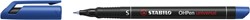 Viltstift STABILO OHP 841/41 rond SF blauw 1 Stuk