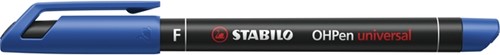 Viltstift STABILO OHP 842/41 rond F blauw 1 Stuk-2