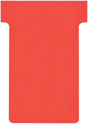 T-kaart Nobo nr.2 48mm rood 100 stuks 100 Stuk
