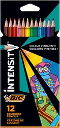 Kleurpotlood Bic Intensity assorti 12 Stuk