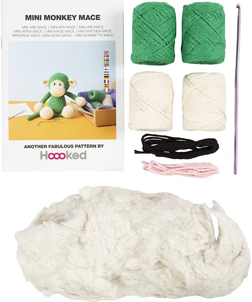 Hobbyset Amigurumi Aap groen 1 Set Civo B.V.