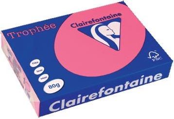 KOPIEERPAPIER TROPHEE A4 GR. FUCHSIA 500 VEL 80 GRAMS