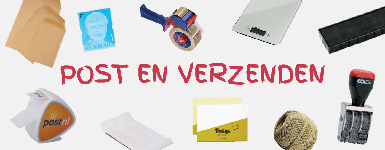 Post en verzenden pagina banner